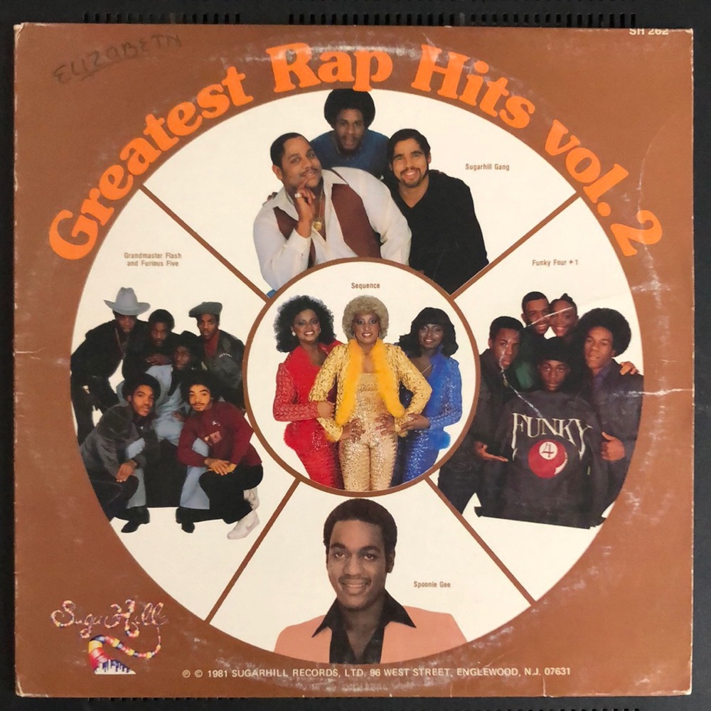 Various Artists  Greatest Rap Hits Volume 2 Vinyl Lp '81